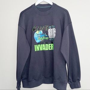 Ader Space Invaders Sweatshirt in Size M